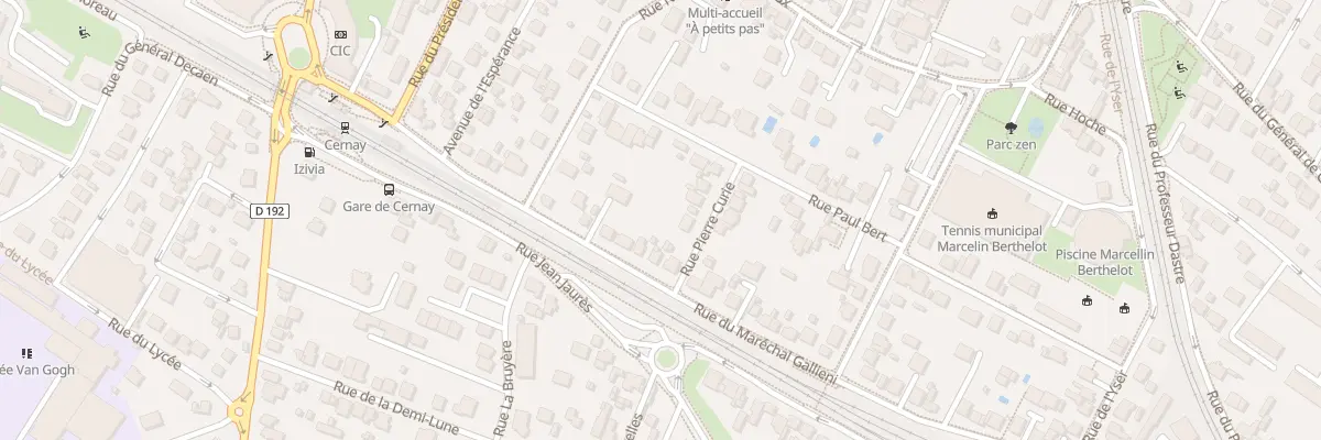 Plan du 43 Rue du Mal Gallieni à Ermont