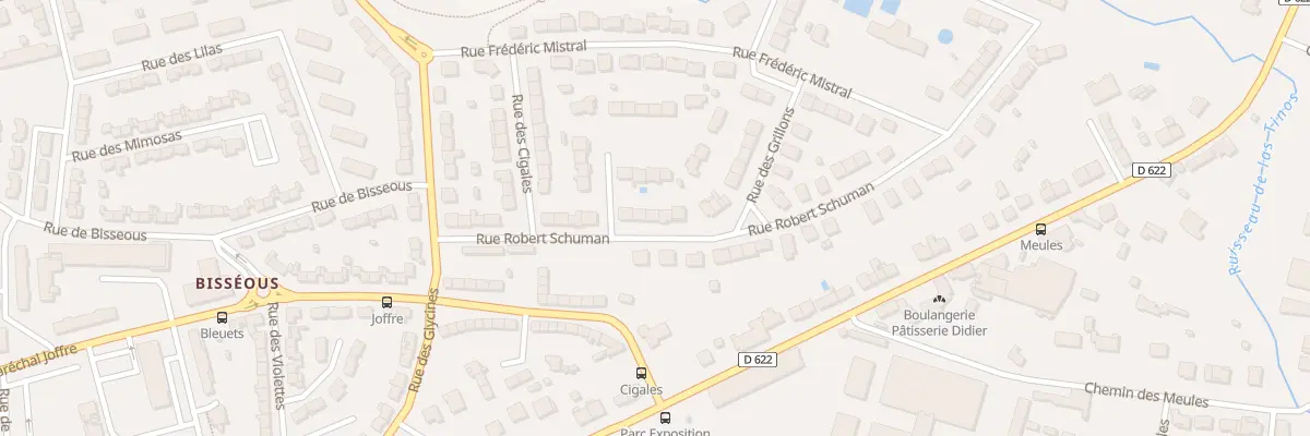 Plan du 21 Rue Robert Schuman à Castres