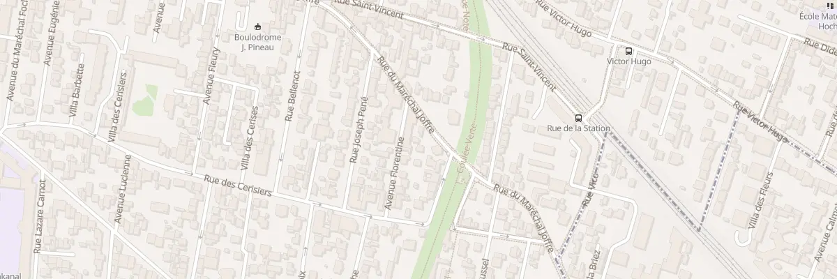 Plan du 112 Rue du Maréchal Joffre à Colombes