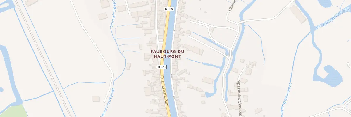Plan du 24 Rue Faiseurs de Bateaux à Saint-Omer