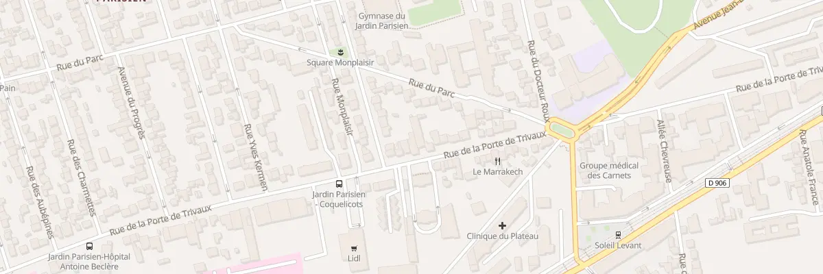 Plan du 38 Rue Porte de Trivaux à Clamart