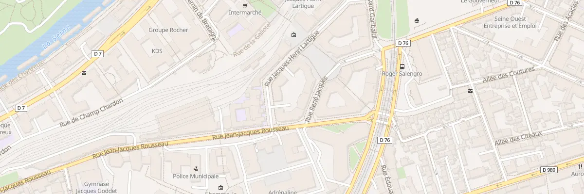 Plan du 10 Rue Jean Jacques Rousseau à Issy-les-Moulineaux