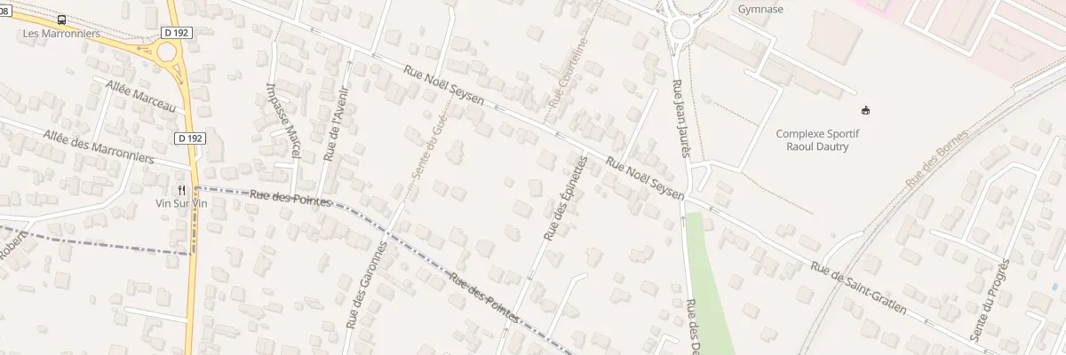 Plan du 370 Rue Noel Seysen à Ermont