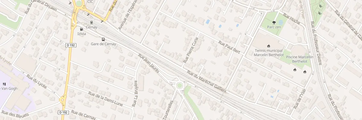 Plan du 47 Rue du Mal Gallieni à Ermont
