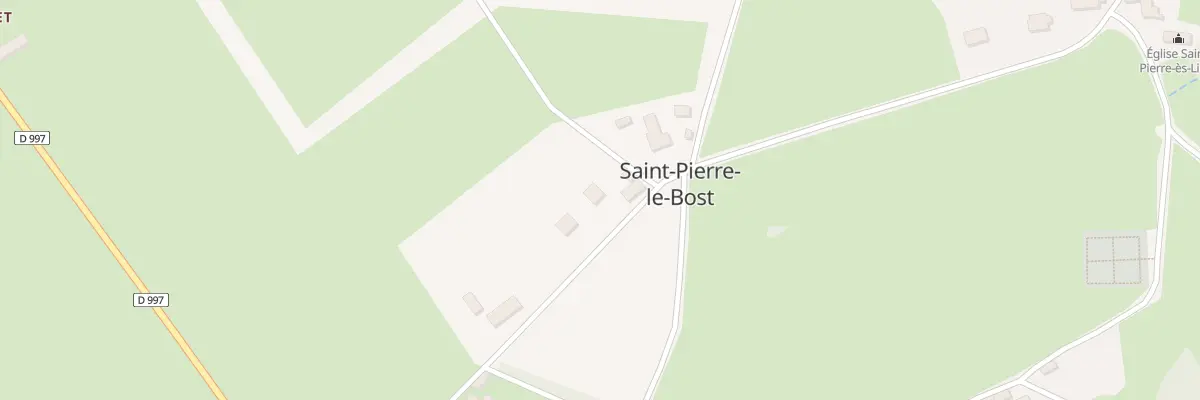 Plan du 6 Le Bourg à Saint-Pierre-le-Bost