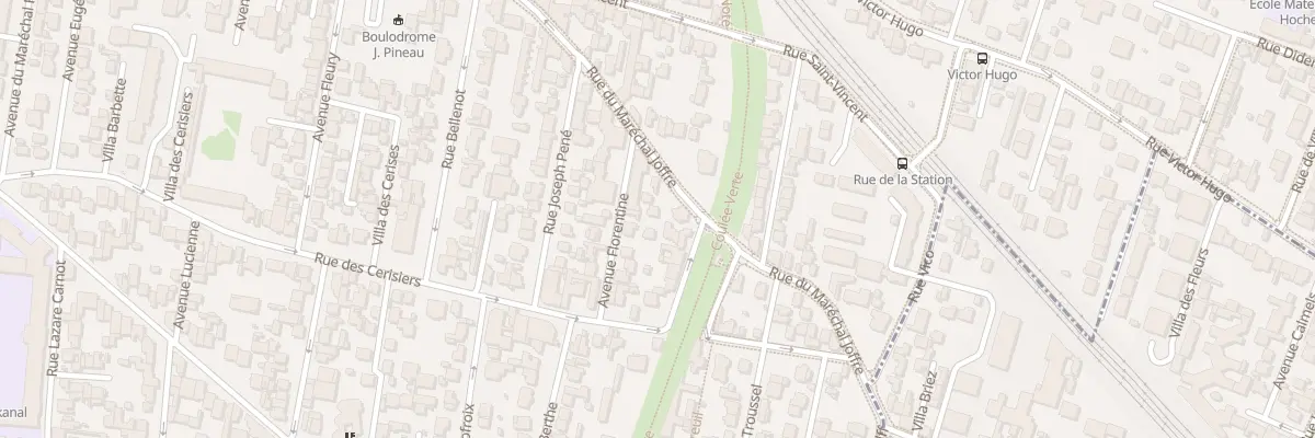 Plan du 114 Rue du Maréchal Joffre à Colombes