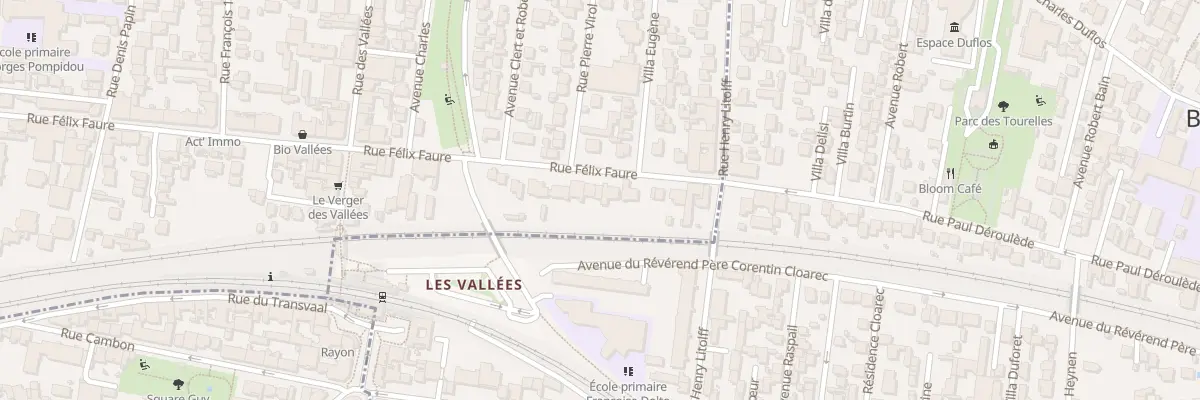 Plan du 100 Rue Félix Faure à Colombes