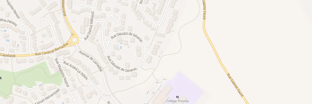 Plan du 62 Rue Déodat de Séverac à Castres