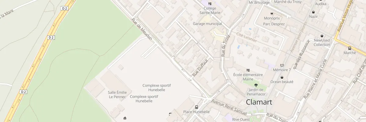 Plan du 16 Rue de Meudon à Clamart