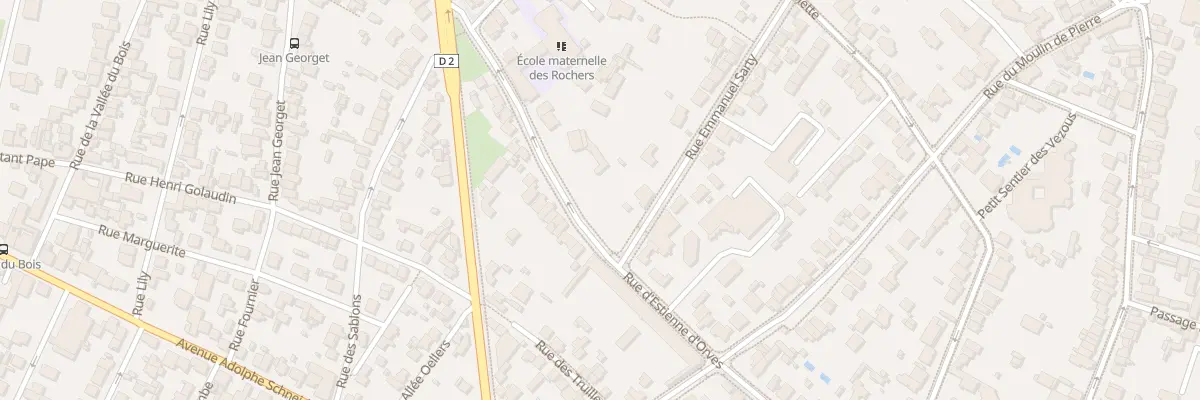 Plan du 1 Rue Emmanuel Sarty à Clamart