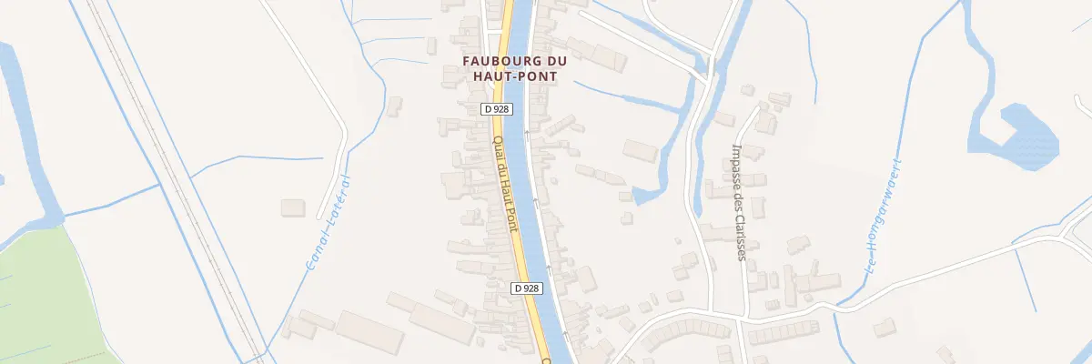 Plan du 13 Rue Faiseurs de Bateaux à Saint-Omer