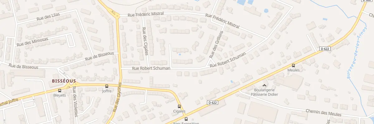 Plan du 23 Rue Robert Schuman à Castres