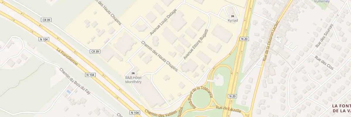 Plan du 4 Rue des Hauts Chupins à Linas