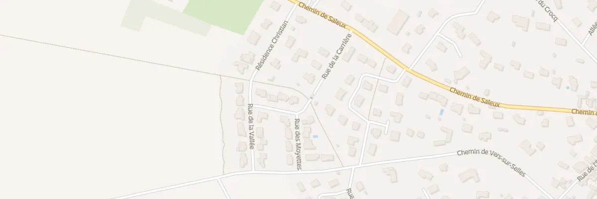 Plan du 7 Rue des Moyettes à Dury