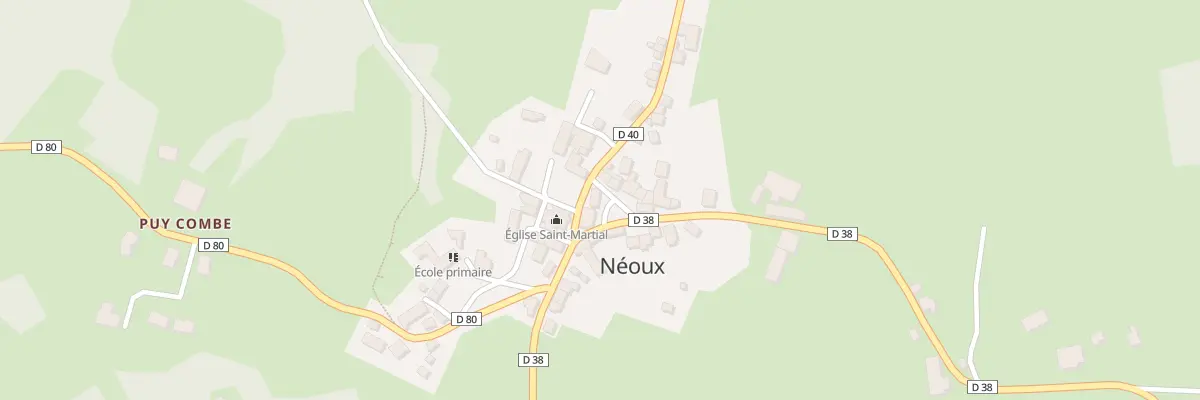 Plan du 3 Rue des Couturieres à Néoux