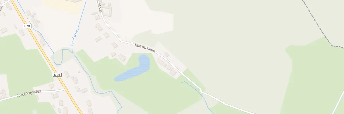 Plan du 12 Rue du Mont à Bergueneuse