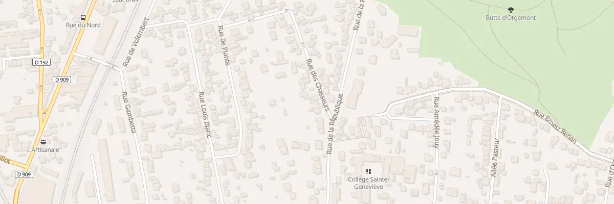 Plan du 5 Rue des Chasseurs à Argenteuil