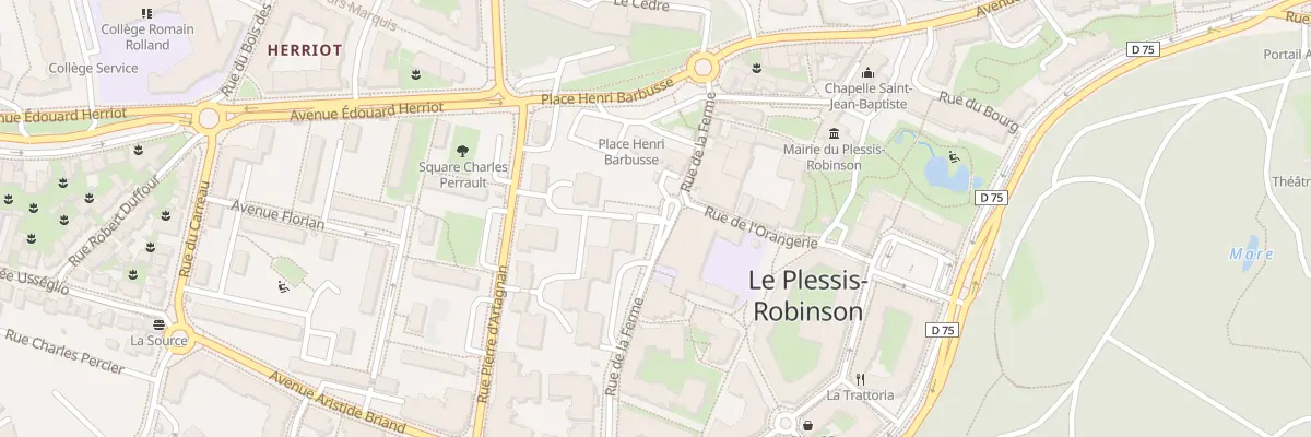 Plan du 3B Rue Pierre d’Artagnan au Plessis-Robinson