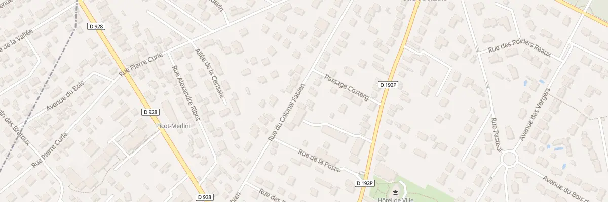 Plan du 29 Rue du Colonel Fabien à Saint-Prix