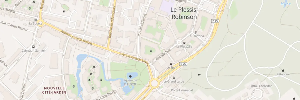 Plan du 20 Grande Rue au Plessis-Robinson