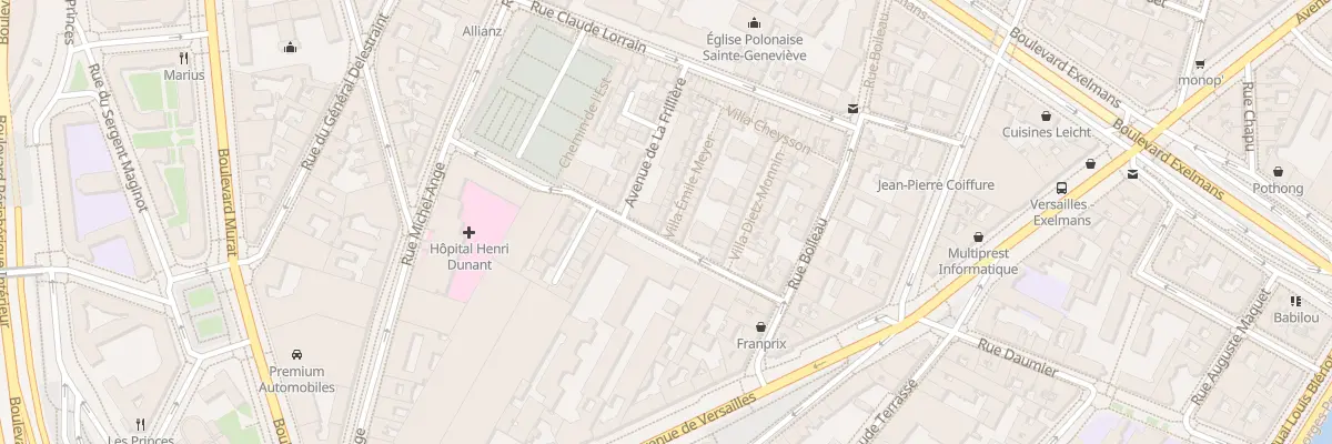 Plan du 34 Vla Émile Meyer à Paris 16e Arrondissement