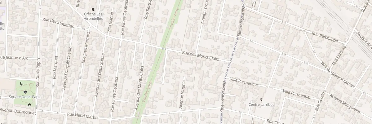 Plan du 120B Rue des Monts Clairs à Colombes