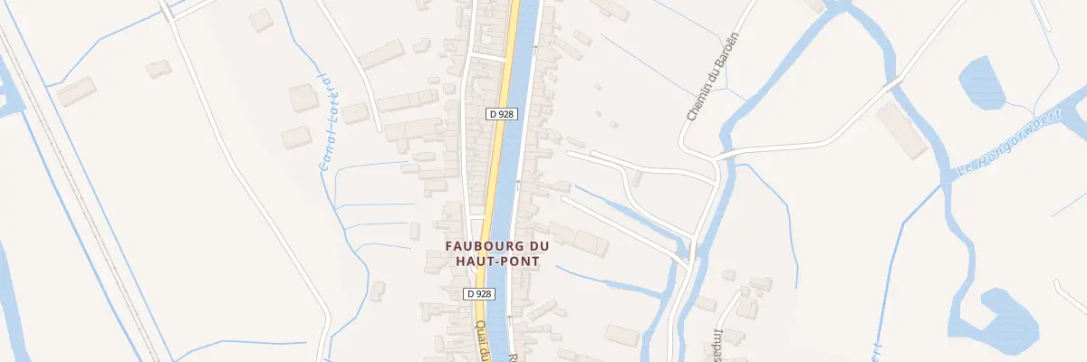 Plan du 33B Rue Faiseurs de Bateaux à Saint-Omer