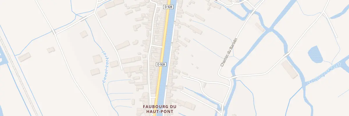 Plan du 40 Rue Faiseurs de Bateaux à Saint-Omer