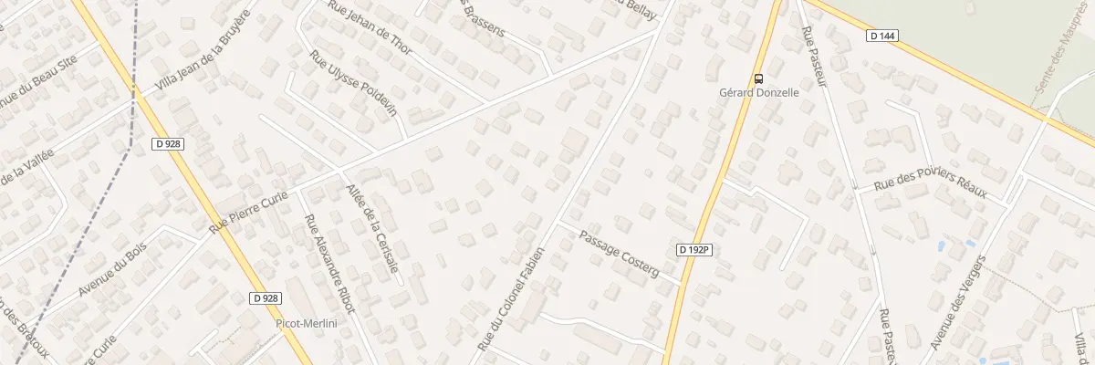 Plan du 32 Rue du Colonel Fabien à Saint-Prix