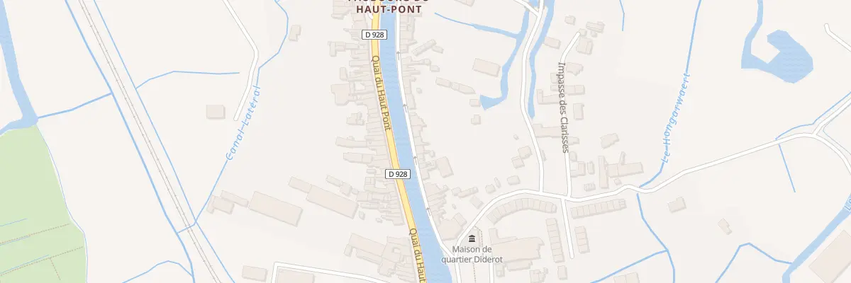Plan du 10 Rue Faiseurs de Bateaux à Saint-Omer