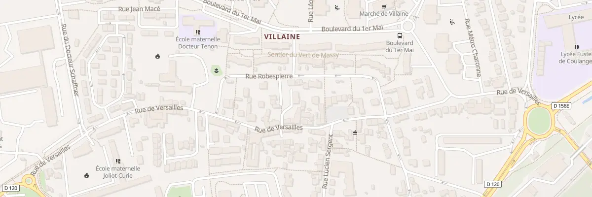 Plan du 48 Rue de Versailles à Massy