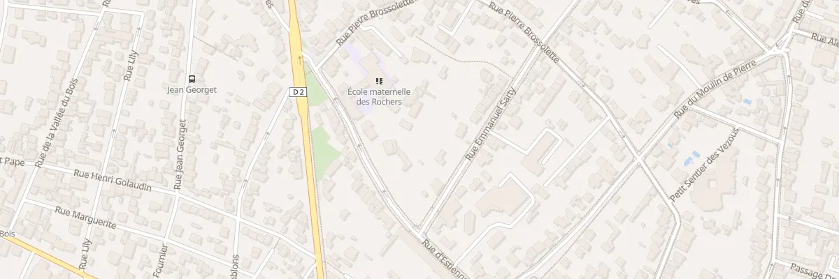 Plan du 60 Rue d’Estienne d’Orves à Clamart