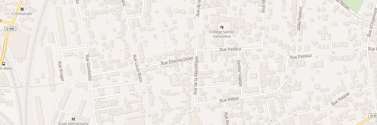 Plan du 71 Rue de la Republique à Argenteuil