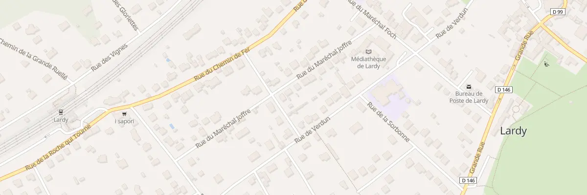 Plan du 16 Rue du Maréchal Joffre à Lardy