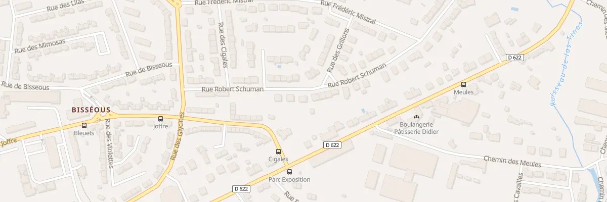 Plan du 20 Rue Robert Schuman à Castres