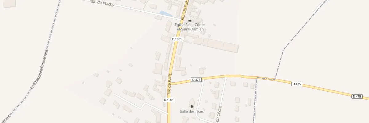 Plan du 51 Rue de Paris à Hébécourt