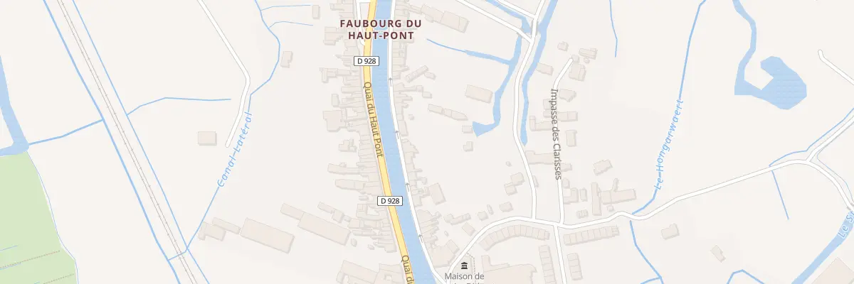 Plan du 11B Rue Faiseurs de Bateaux à Saint-Omer