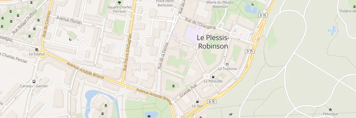 Plan du 7 Rue de la Ferme au Plessis-Robinson