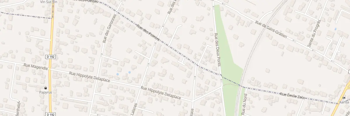 Plan du 38 Rue des Pointes à Sannois