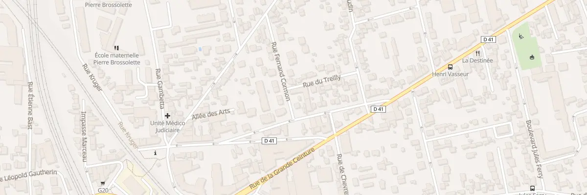 Plan du 6 Rue Fernand Cormon à Argenteuil