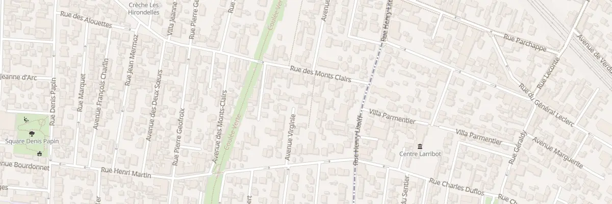 Plan du 126 Rue des Monts Clairs à Colombes