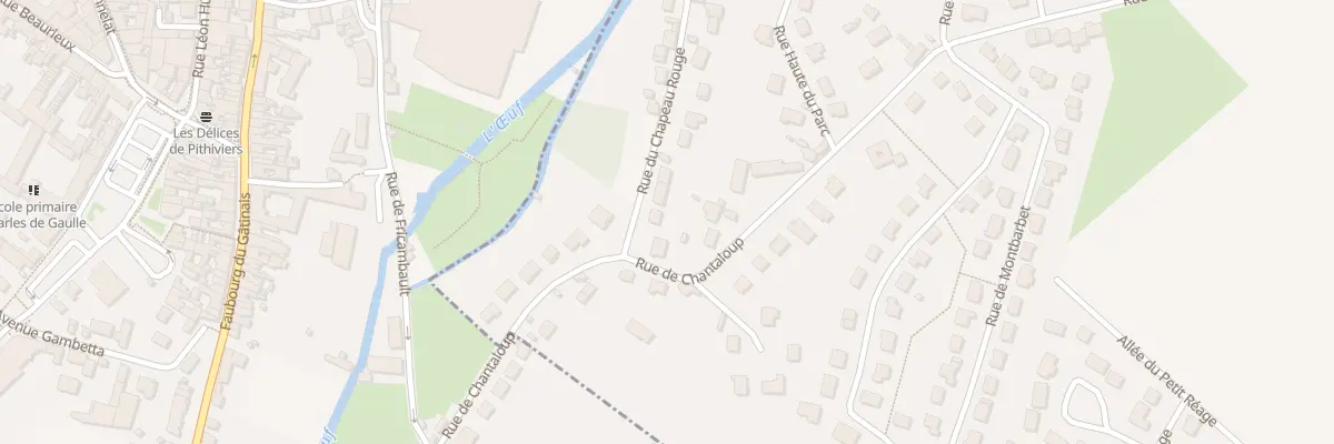 Plan du 4 Rue du Chapeau Rouge à Dadonville