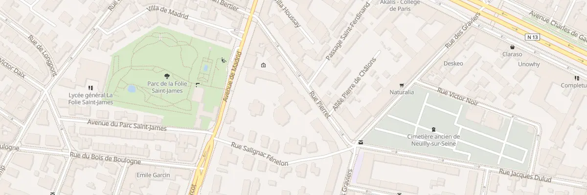 Plan du 15 Rue Pierret à Neuilly-sur-Seine