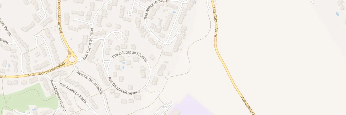 Plan du 50 Rue Arthur Honegger à Castres