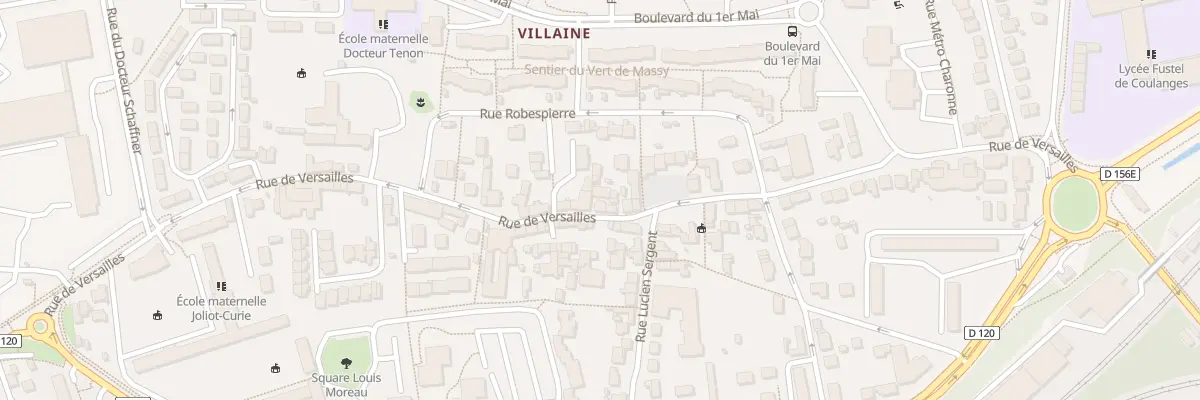 Plan du 40 Rue de Versailles à Massy