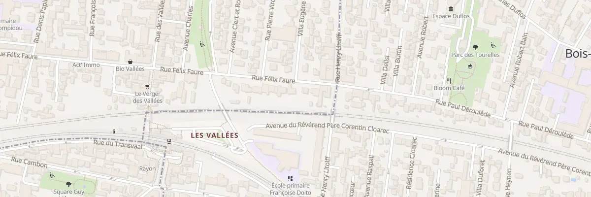 Plan du 104 Rue Félix Faure à Colombes