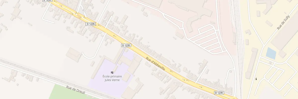 Plan du 336 Rue d’Abbeville à Amiens