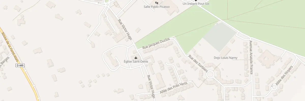 Plan du 8 Rue Jacques Duclos à La Norville