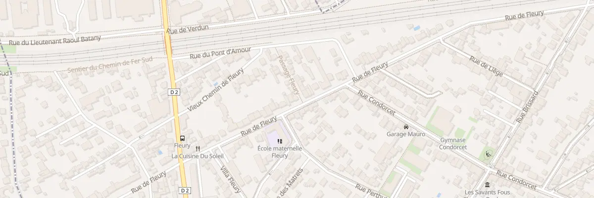Plan du 54 Rue de Fleury à Clamart