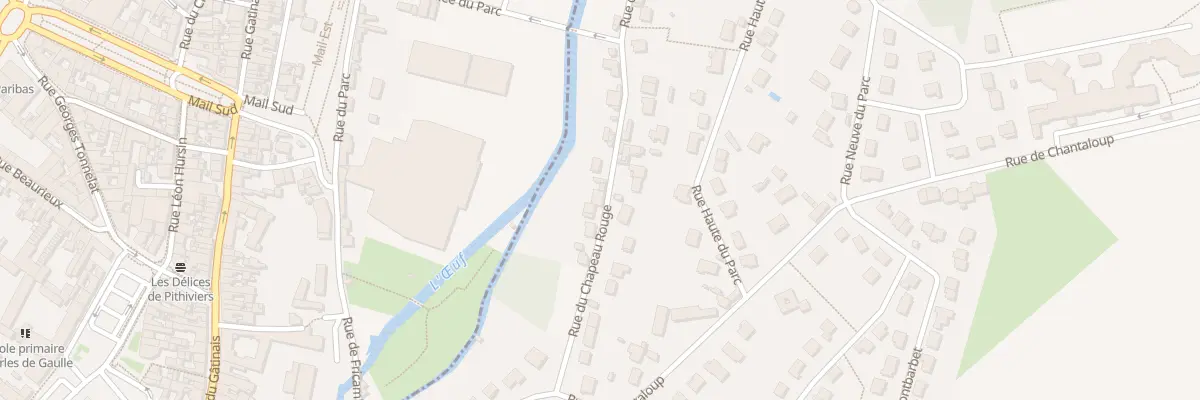 Plan du 15 Rue du Chapeau Rouge à Dadonville